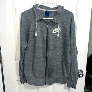 Nike Women's Gym Vintage Full-Zip Hoodie SIZE  XLT. In excellent condition.